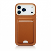 Case Color_Tan brown | Tan brown 17 Pro Max Premium Golden Case