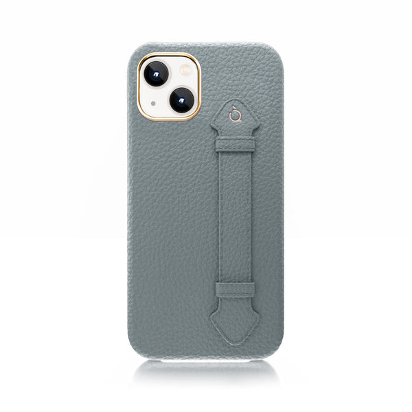 V1 iPhone 14 Side Strap case Calf Leather