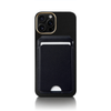 15 Pro Max Premium Golden Case – MagSafe Wallet Black