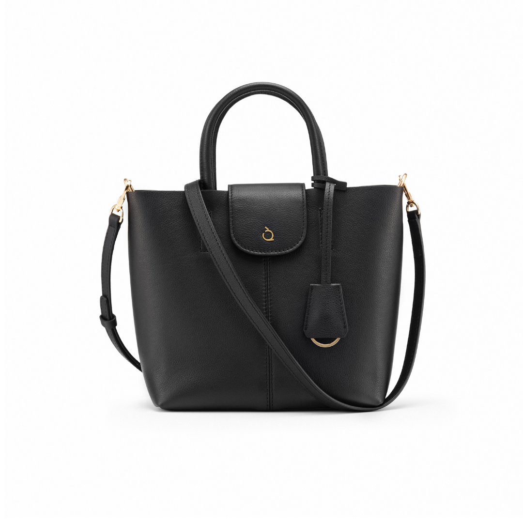 Personalised Leather Mini Tote Bag | IQONIQ – iqoniq.co