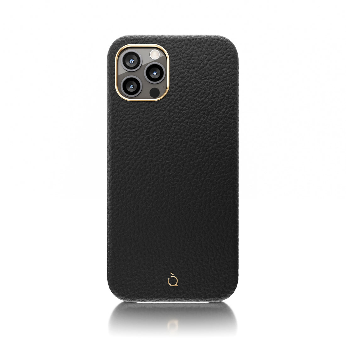 Black 12 Pro Max Premium Golden Case