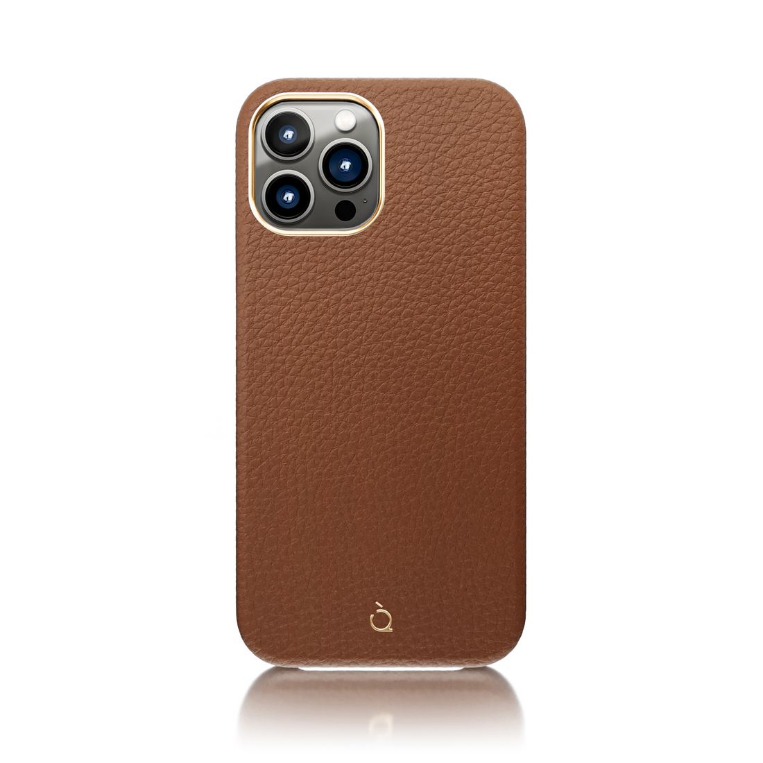 Brown 13 Pro Max Premium Golden Case